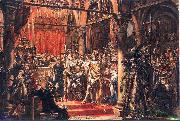 Jan Matejko Coronation of the First King of Poland Germany oil painting artist